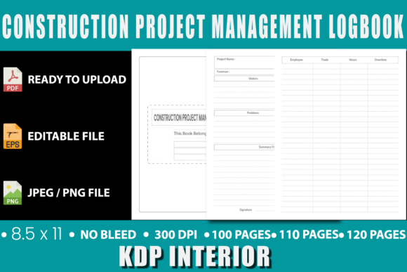 Download Construction Project Management Logbook - Premium Resources