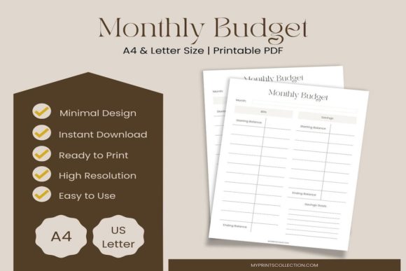 Download Monthly Budget Planner Printable - Budget planner Collection