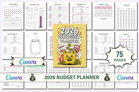 Download 2026 Budget Planner KDP - Budget planner Collection