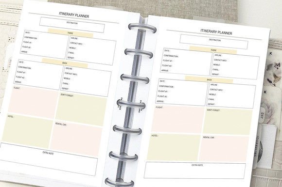 Download Itinerary Planner Printable - Itinerary planner Collection