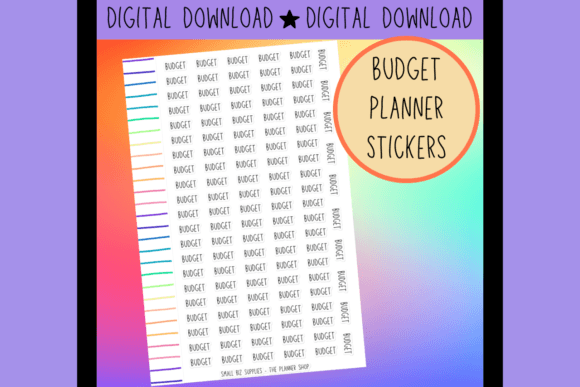 Download Budget Planner Sticker Sheet - Budget planner Collection