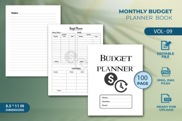 Download Monthly Budget Planner Book - Budget planner Collection
