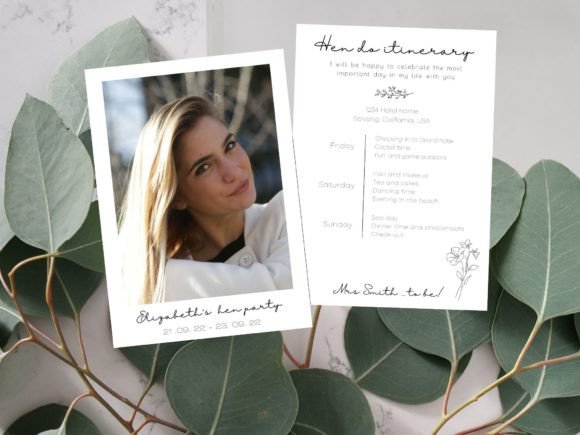 Download Hen Do Weekend Itinerary Planner Card - Premium Resources