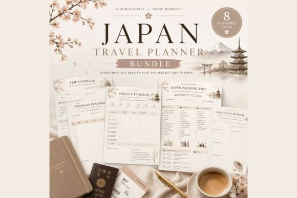 Download Japan Travel Planner Bundle - Premium Bundle