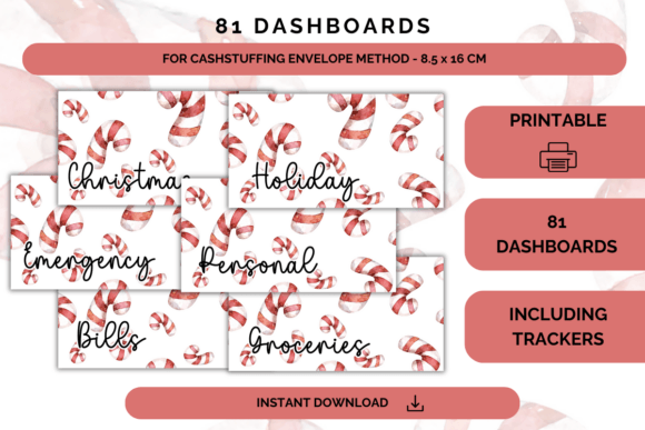 Download Candy Cane Dashboards Budget Planner Pdf - Budget planner Collection
